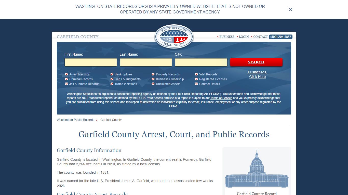 Garfield County Arrest, Court, and Public Records